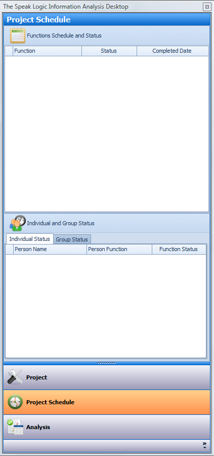 Speak Logic Information Analysis Desktop V2012 screen shot